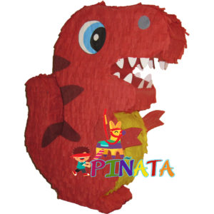 dinozavrik-chervonij Піньята Динозаврик