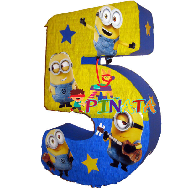 Піньята Цифра 5. Міньйони