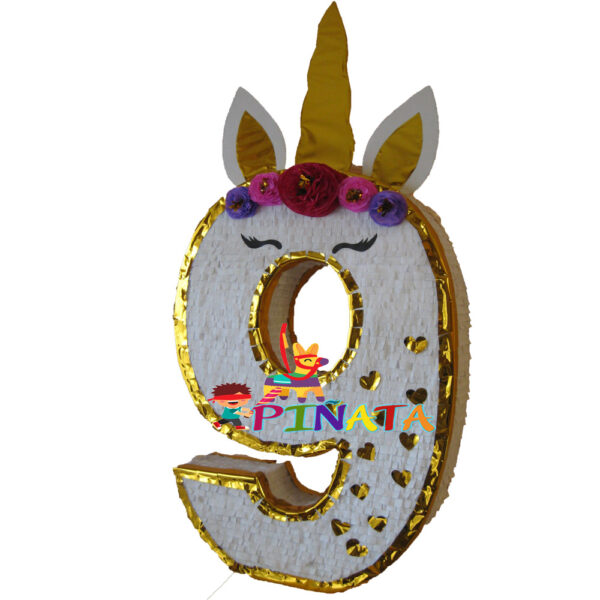 cyfra 9 unicorn Піньята Цифра 9. Єдиноріг