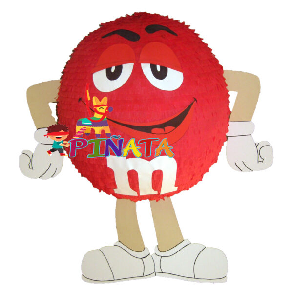 m and ms Піньята M&M's Червоний
