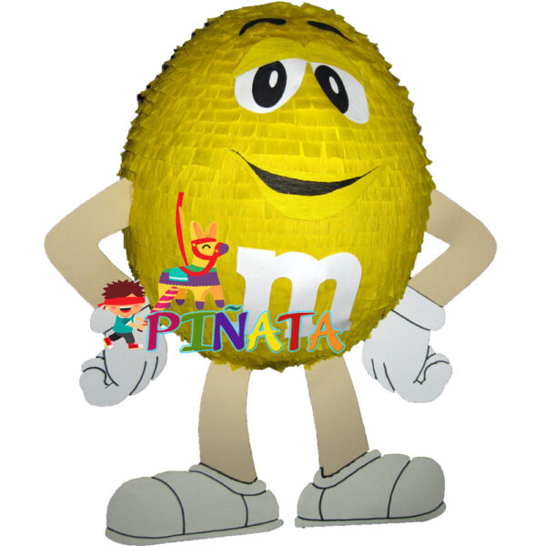 m and ms yellow Піньята M&M's Жовтий
